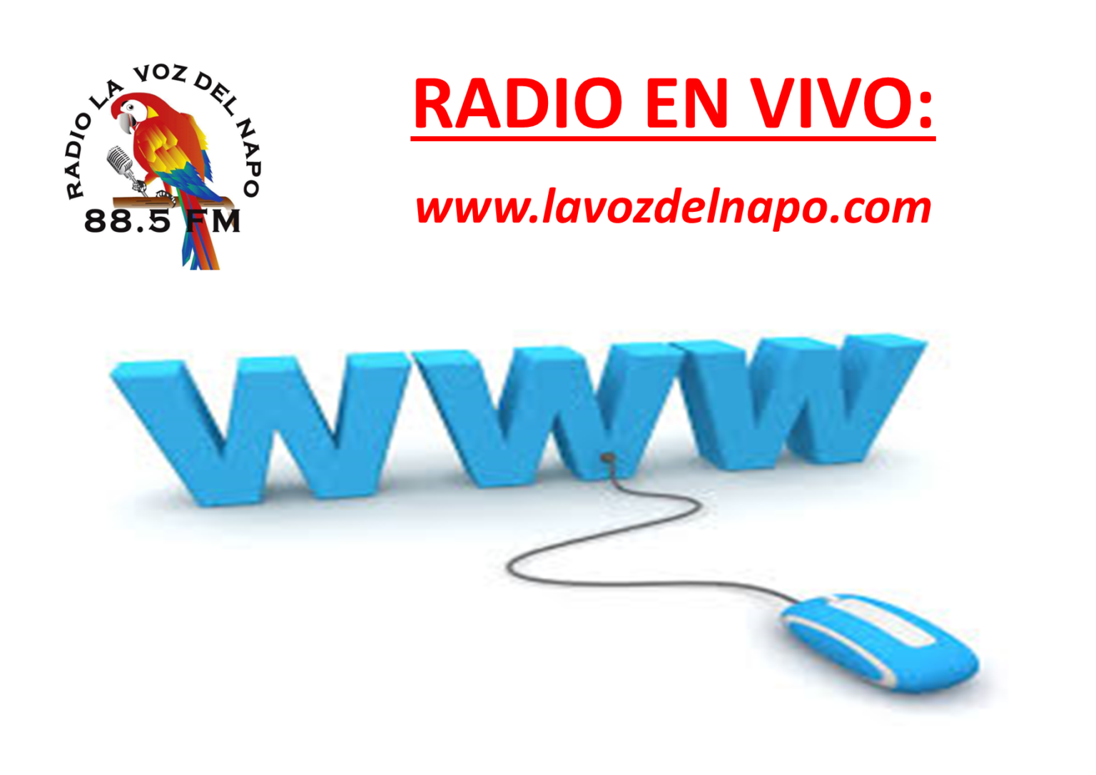 RADIO "LA VOZ DEL NAPO" 88.5 FM